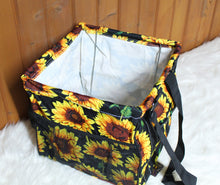 Load image into Gallery viewer, Sunflower Mini Tote