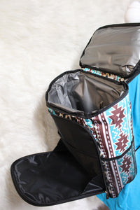 Leopard Aztec Backpack Cooler