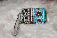 Load image into Gallery viewer, Leopard Aztec All in One Wallet
