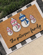 Load image into Gallery viewer, Christmas Door mat paint class Moes on Main 11/10