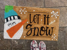 Load image into Gallery viewer, Christmas Door mat paint class Moes on Main 11/10