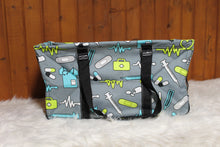 Load image into Gallery viewer, Grey Nursing Utility Tote