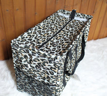Load image into Gallery viewer, Leopard Mega Utility Tote