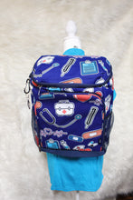 Load image into Gallery viewer, Blue Nurse Life Backpack Cooler