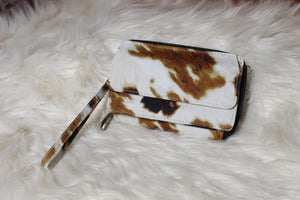 Cow Print All in One Wallet