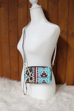 Load image into Gallery viewer, Leopard Aztec All in One Wallet