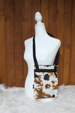 Load image into Gallery viewer, Cow Print Crossbody
