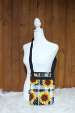 Load image into Gallery viewer, Sunflower Plaid Crossbody
